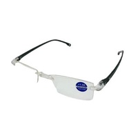 防藍光老花眼鏡 無框鑽石切邊設計 長者護眼鏡 擺攤適用- 智能變焦小黃鏡 智能變焦白鏡片