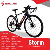 Sepeda listrik Selis tipe Roadbike Storm