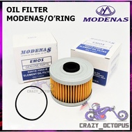 Oil Filter /O-Ring ORing MODENAS Kriss 110 / Kriss 120/ CT110 / MR2/ GT128