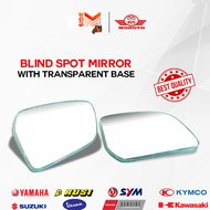 Keeway RCS 125 BLINDSPOT REARVIEW MIRROR TRANSPARENT BASE FOR MOTORCYCLE/CARS/E-TRIKE/E-BIKES