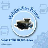 ( BERGARANSI ) Printer Canon Pixma MP287 ( Scan & Copy ) Infusan Baru