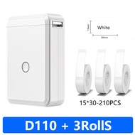 [Beli53689]✩✫✬ Niimbot D110 Mini Portable Printe Không Dây Máy dán nhãn tự dính mực nhiệt cho nhãn d