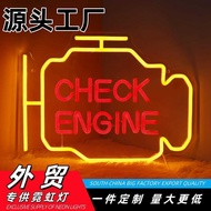 Neon Light Gym Decoration Atmosphere Light Board LED Luminous Modeling Letter Light Fitness Dumbbell