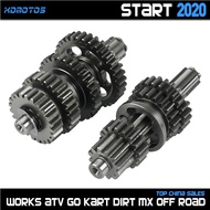 LF125 Transmission Gear Box Main Counter Shaft Assy For lifan 125 1P52FMI 125cc Horizontal Engine ka