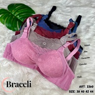 Get 3! Bra Kemben Braceli Cup C Wireless Art 3370