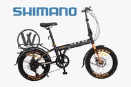 Folding bike Shimano 7speed Discbrake /BASIKAL LIPAT SHIMANO GEARSET DISCBRAKE