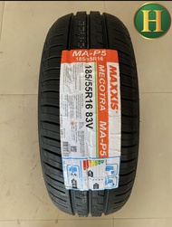 185/55R16 MAXXIS MA-P5ยางใหม่ปี2023🇹🇭ราคา1เส้น✅ฟรีจุ๊บลมยางมี‼️มีรับประกันนาน5ปี👍✅❤️