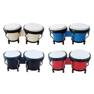 [mojotorw7] Bongo Drum Set Percussion Instruments Montessori Tuning Music Instruments African Drum f