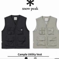 韓國預訂 2色選 snow peak 口袋款 防水户外機能 戰術背心