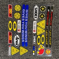 ☺Refelctive SHOEI Helmet Visor Decals Motorcycle Car Styling Gives You Wings Sticker ️R