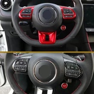 3PCS ABS Steering Wheel Panel Decoration Cover Sticker  for MGZS MGHS RX5 MG3 MG5 MG6 car accessorie