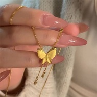 Shinybutterfly necklace 999