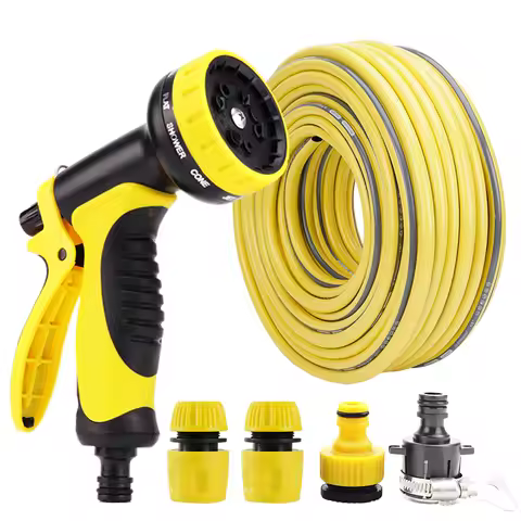 Garden Water Gun Hose Nozzle Mutifunctional Household Car Washing Yard Water Sprayer Pipe Tube Nozzl