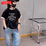 ONISKO-KIDS Latest Imported Boys' T-Shirts, Screen Printed Models, EVENR GO HITE WTH FOWL, Fashion T