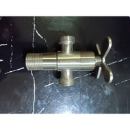 304 Stainless Steel Stop Valve 2 Way