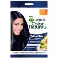 Garnier Color Natural Ultra Color - 3.1 Midnight Blue Sachet / Cat Rambut / Pewarna Rambut Biru Gela
