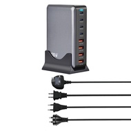 200W New8Port Charger200W Desktop Charger200W Gallium Nitride PD Multifunctional Adapter