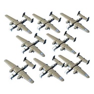 Tamiya 1/700 Waterline Series No. 515 B-25 Mitchell Hornet-based Aircraft 16-Set Plastic Model 31515