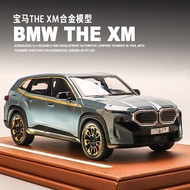 1:24New Energy BMW XM Alloy Car Imitation Real X5Car Model Ornament for Boys SUV Toy Car Gift