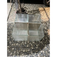 Glass aquarium 25x25x25