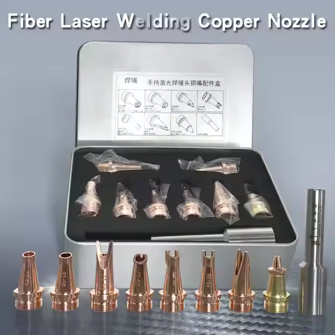 M16 Fiber Laser Welding Copper Nozzle Wire Feed Nozzles AS-12 BS-16 Laser Welding machine SUP23T HW9