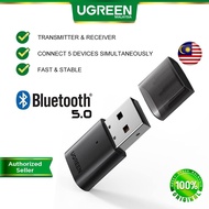 UGREEN USB Bluetooth 5.4 Adapter Nano USB BLE Wireless Dongle Plug and Play Low Latency Clear Sound 