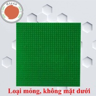 Base plate 32x32 thin base (only 1 top side) green