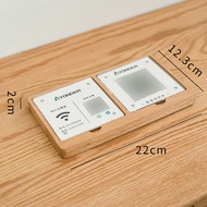 ป้ายแสดง QR Code ไม้แท้ จุดขายของ ป้ายโต๊ะรับชำระเงิน ป้ายแสดง QR Code สำหรับการคัดลอกแบบสแกน