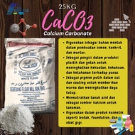 CACO3 X 25KG /  CALCIUM CARBONATE / MENEUTRALKAN TANAH ASID / MENGHILANGKAN KOTORAN / CAT & COATING