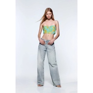 ZARA TULLE CORSET BANDEAU TOP