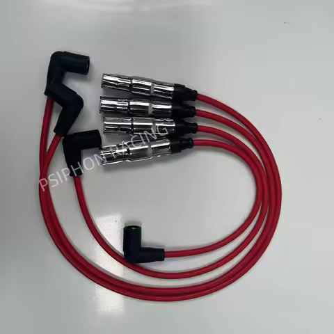 4 Pcs Spark Plug Wire Ignition Coil Cable 06A905430J for Volkswagen Beetle Golf Jetta 06A905430K 06A