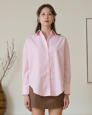 Patcha.co -  Oversize Shirt เสื้อเชิ้ต สีพื้น - PCCT011