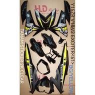 Y15ZRV1,V2 HLD COVER SET EXCITER<61><BG/YELLOW>