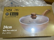 VISIONS 康寧 24cm煎鍋（包含玻璃蓋）