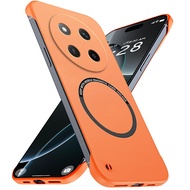 Luxury Magnetic Slim for Honor Magic7 Lite X9C Smart Frameless Phone Cases Matte Anti-Scratch Hard P