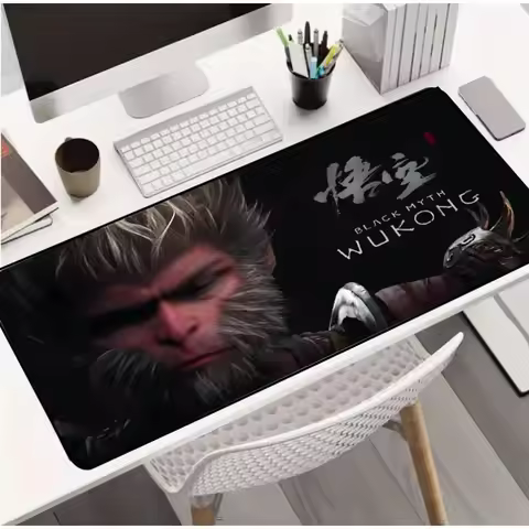 The Japanese Black Myth Wukong Desk Mat Japanese Gaming Desk Mat Wukong Mousepad New Gaming Mousepad