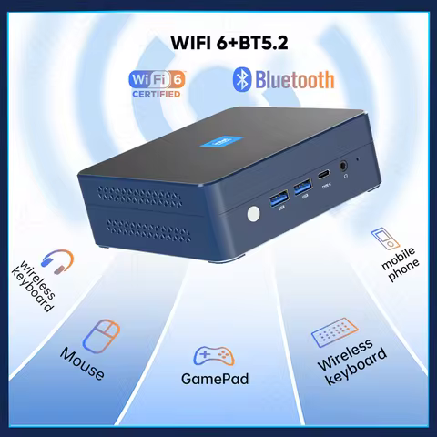 12th Gen Firewall Router Office PC Mini PC i3 N305 N300 N200 DDR5 PCIE3.0x4 2xi226-V 2.5G Windows 11