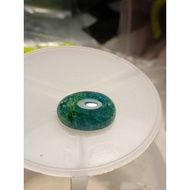 Batu Zamrud Asli 6.30 carat  OVAL CABOCHON Cut 14 X 10 X 4 MM Translucent ZAMBIA Green Emerald .+ IKAT CINCIN