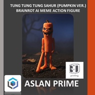 TUNG TUNG TUNG SAHUR HALLOWEEN VERSION EDITION AI MEME ACTION FIGURE 3D Print Toy Viral Indonesia In