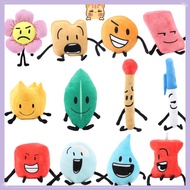 Battle for Dream Island Plush Toy Bfdi Stationery Dolls Leafy Firey Flower Waterdrop Bubble Cake Lol
