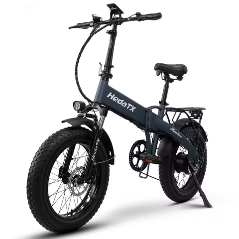 HedaTX XueBao Electric Bicycle 750W Motor 48V12AH Battery Adult E-Bike 20 Inch Wide Tire All Terrain