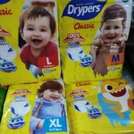 Drypers Classic Tape S82/M54/L50/XL44/XXL40