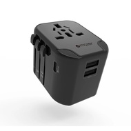 Mazer Infinite 12W/PD20W Travel Adapter with 2 USB-A/ 2 USB-A+1 USB-C World Travel Charger