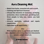 【Reiki Energised】Aura Cleansing Mist