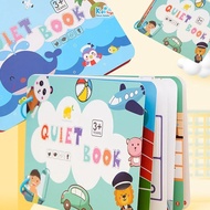 Quiet Book 3 Year Old Children's Activity Book / Busy Book Children's Velcro Book / Activity Book Ed