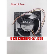 Suitable for Refrigerator U12E12BS8F3-57 J231 Waterproof Silent Fan Refrigerated Freezer NIDEC12v0.0