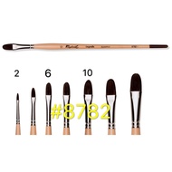 Raphael Impasto 8782 Hazel Brush Cow Ear Hair Oil Long Stick Acrylic Two-Color Pen Holder