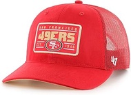 '47 San Francisco 49ers NFL Hardline Trucker RF Unisex Baseball Cap - Red, red, One Size