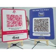 plak qr pay untuk scan qr code dengan tapak