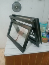 jendela Boven aluminium cesment 40x 60 3 inci lengkap untuk kamar mandi kamar tidur lubang angin ven